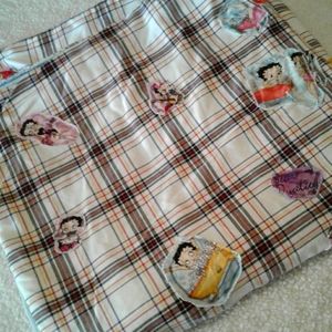 🌺 Vintage Homemade Betty Boop Baby Comforter/Blanket